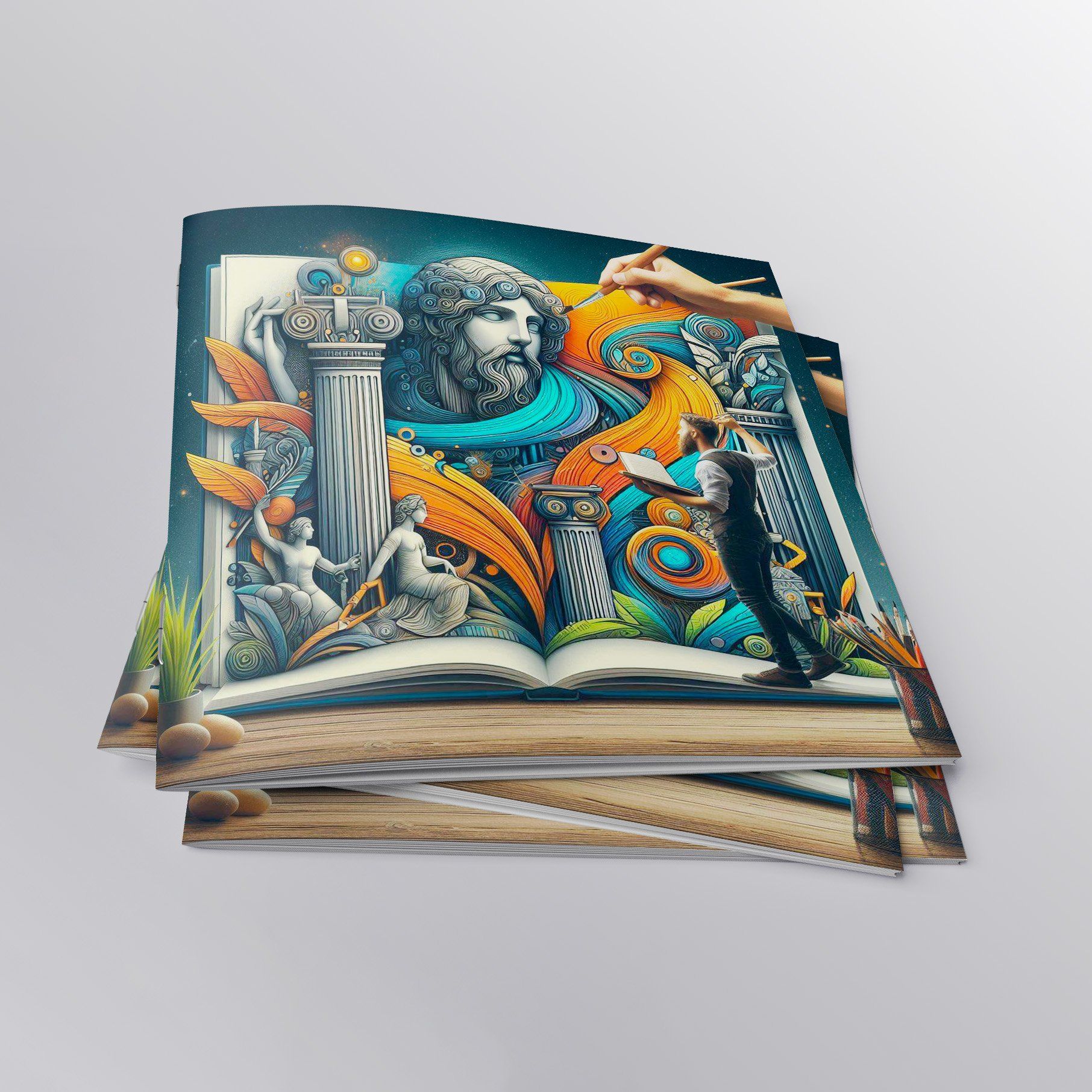 Libri d'arte punto metallico