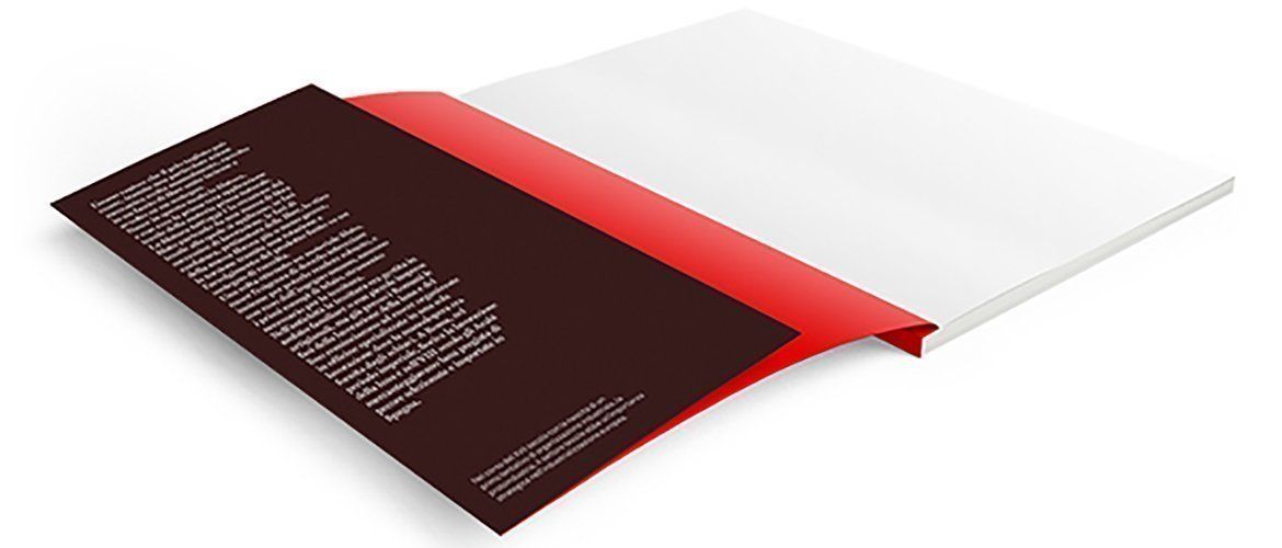 Libri d'arte con copertina con alette